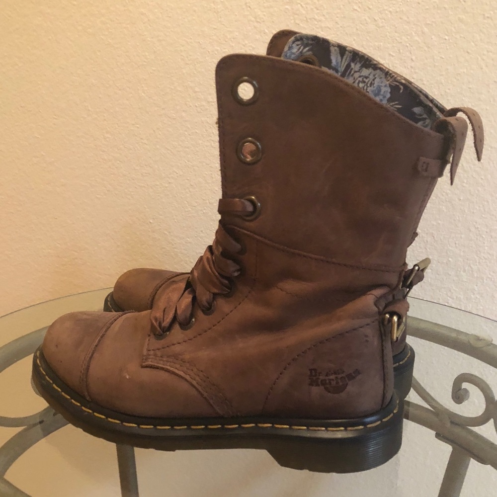 brown leather docs